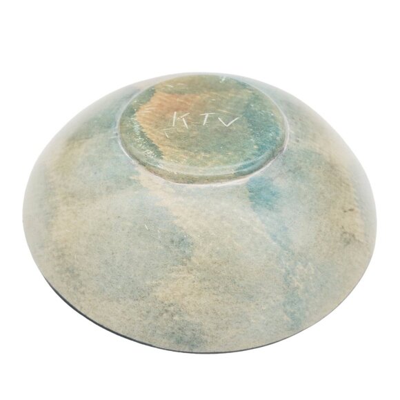 African Elephant Soapstone Carved Bowl Kisii Handmade Trinket Dish‎ 4" Tribal - Picture 4 of 8